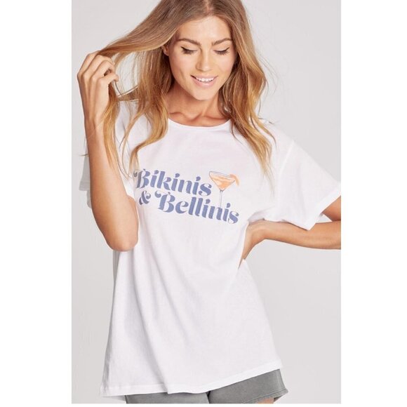 NWT Wildfox Bikinis & Bellinis Keke Tee M Medium - Picture 1 of 9